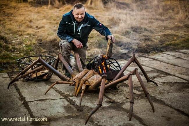 Palenisko ogrodowe Pająk #grill4you