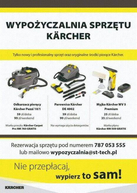 Odkurzacz piorący Siedlce, wypożyczalnia odkurzaczy piorącyc