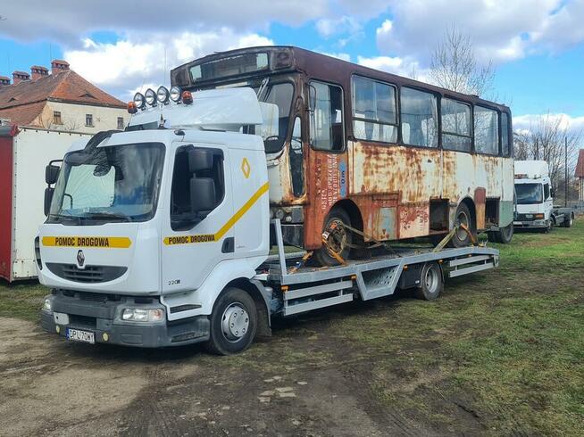TRANSPORT MASZYN ROLNICZYCH OPRYSKIWACZY PRZYCZEP stali