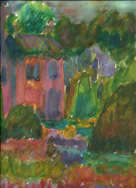 Pejzaże, Akwarele, pastele, grafiki