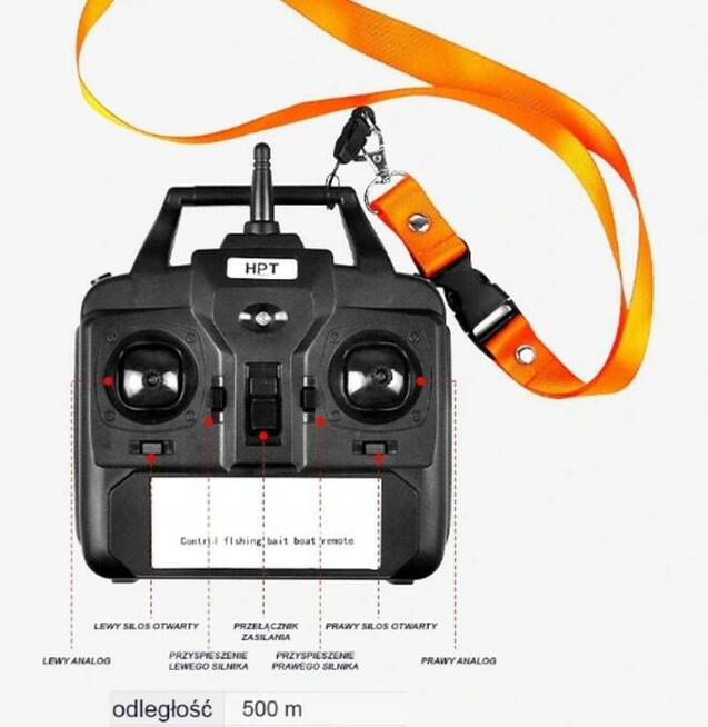 Łódka łódź zanętowa 3 komorowa katamaran XXL 2 KG