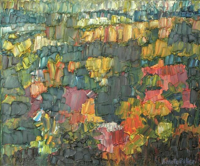 Natura, pejzaż, wnętrze, olej, Renata Bulicz (Wojtkiewicz)