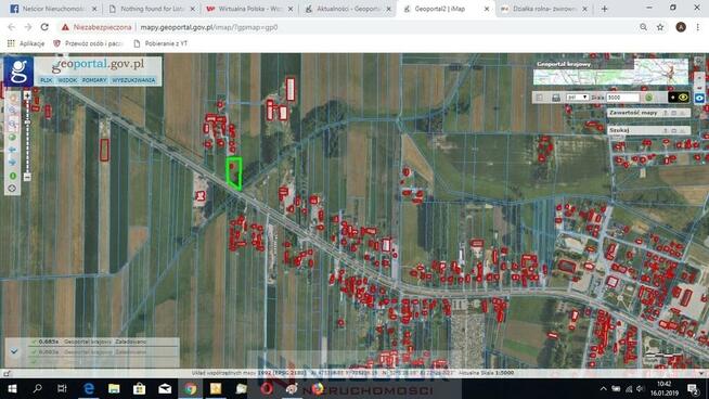 Działka 2400m2 w Zbuczynie bezpośrednio przy DK2