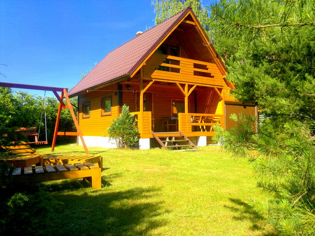 Domki letniskowe nad jeziorem Kociewie-Bory Tucholskie