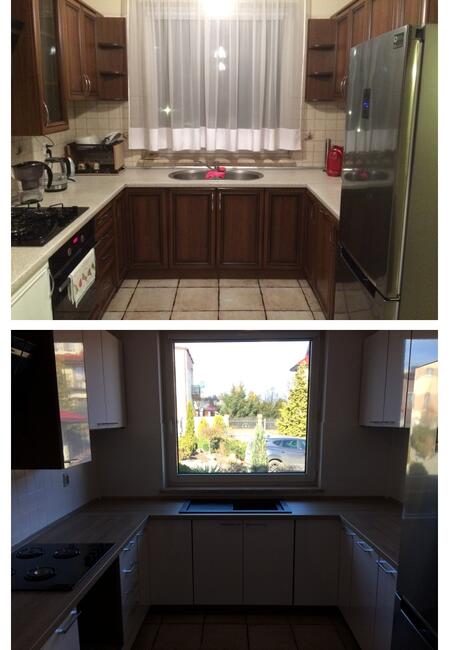 Wymiana frontów i blatów kuchennych niewielkim kosztem