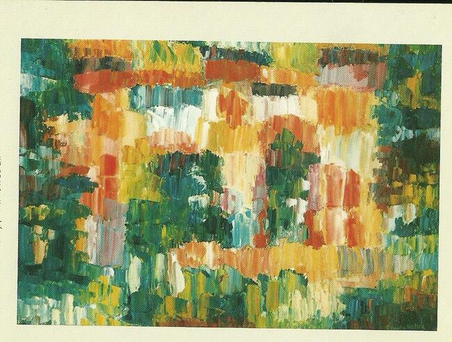 Pejzaż, widok, wnętrze, olej, Renata Bulicz (W.)