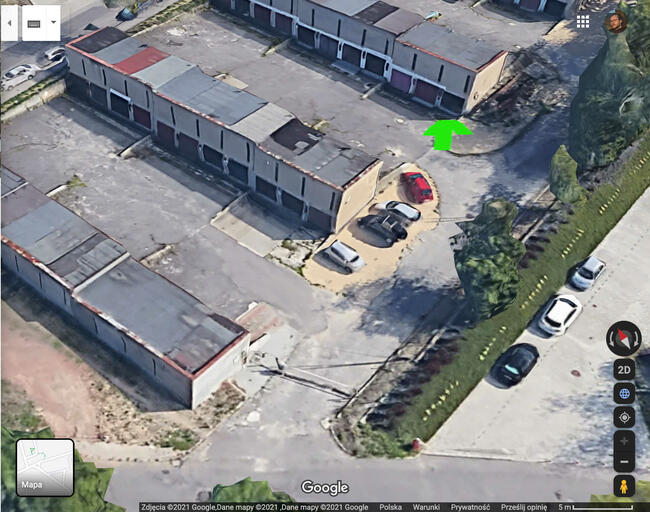Wynajmę garaż przy skrzyżowaniu ul. Grabowej i ul. Jesionowe