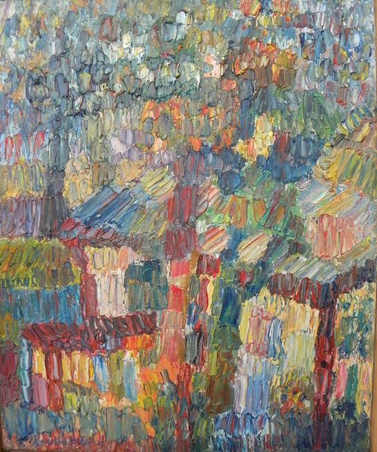 Natura, pejzaż, wnętrze, olej, Renata Bulicz (Wojtkiewicz)