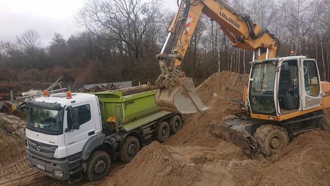 Usługi Koparką, Koparko-ładowarką