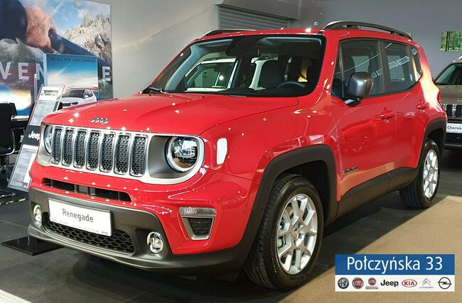 Jeep Renegade Limited 1.3 150KM Automat | Czerwony / Czarny fotel | 2020