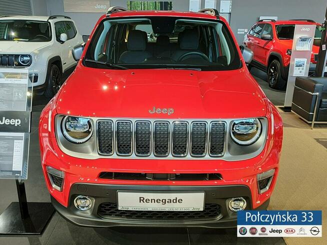 Jeep Renegade Limited 1.3 150KM Automat | Czerwony / Czarny fotel | 2020