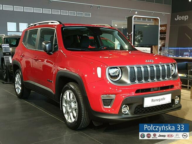 Jeep Renegade Limited 1.3 150KM Automat | Czerwony / Czarny fotel | 2020