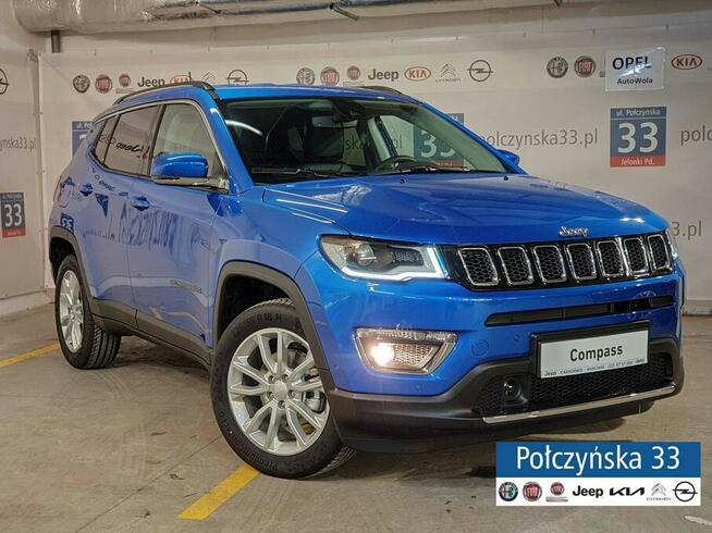 Jeep Compass 1,3 DDCT 150 KM | Limited | Niebieski Italia | Wynajem od 1659 PLN |