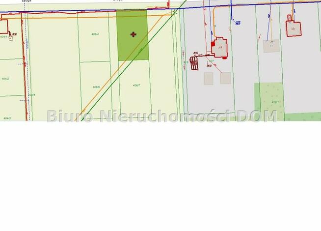 Działka usługowa Łojki gm. Blachownia