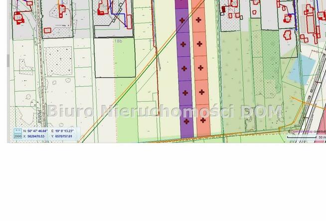 Działka usługowa Łojki gm. Blachownia