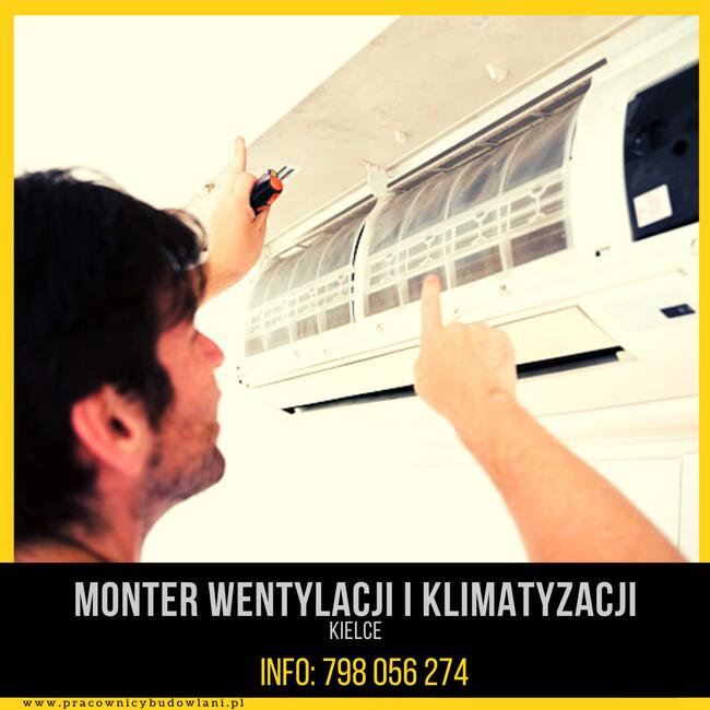 Monter Wentylacji i Klimatyzacji - od zaraz !