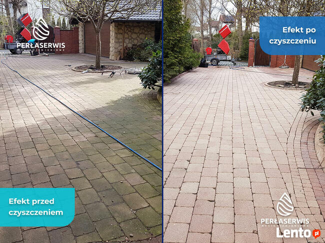 Mycie i Czyszczenie kostki brukowej - Perła Serwis