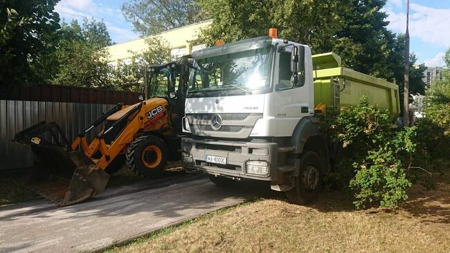 Usługi Koparką, Koparko-ładowarką