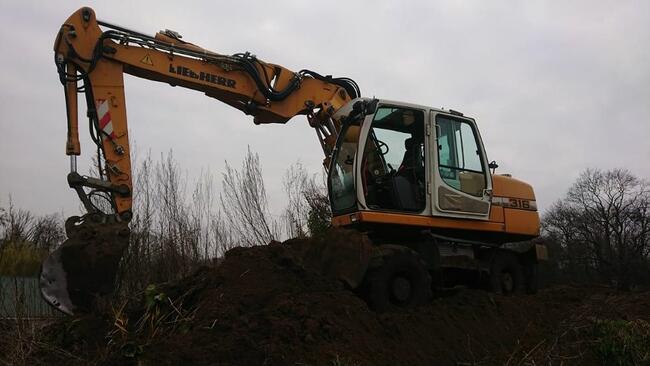 Usługi Koparką, Koparko-ładowarką