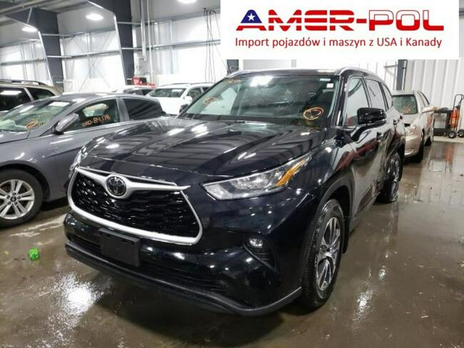 Toyota Highlander 2020, 3.5L, XLE, uszkodzony bok