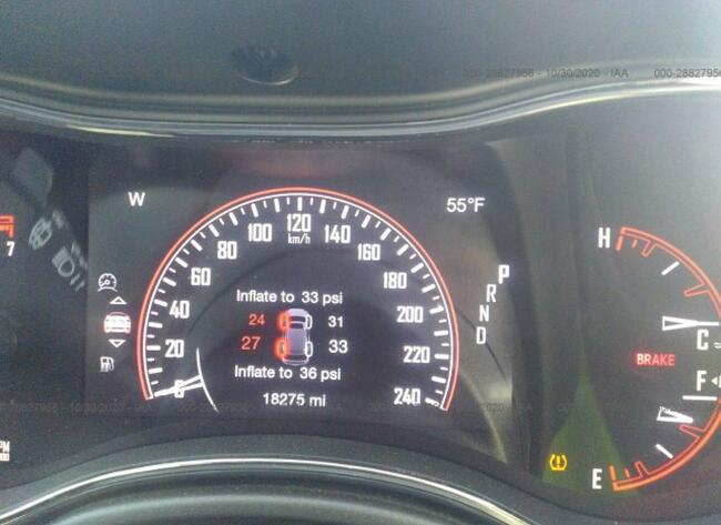 Dodge Durango 2019, 3.6L, 4x4, lekko uszkodzony tył