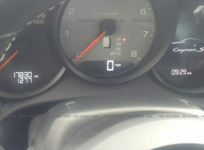 Porsche Cayman 718, 2018, 2.0L, po kradzieży