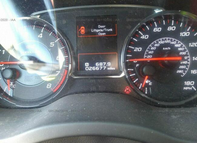 Subaru WRX 2018, 2.5L, 4x4, po gradobiciu