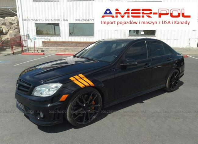 Mercedes C 63 AMG 2010, 6.3L, po kradzieży