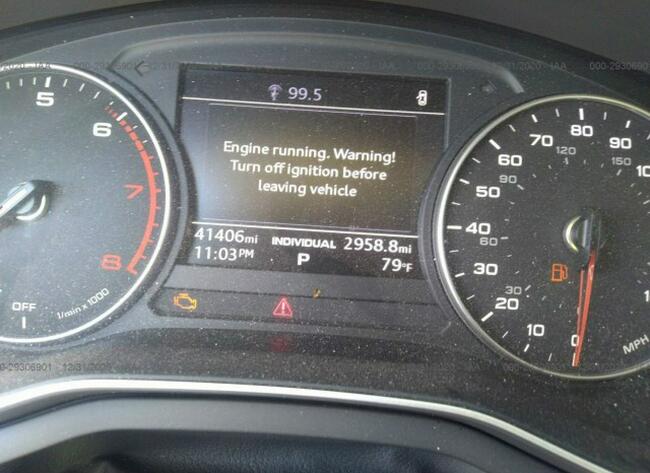 Audi A4 2017, 2.0L, po kradzieży