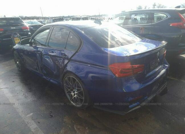 BMW M3 2017, 3.0L, uszkodzony bok