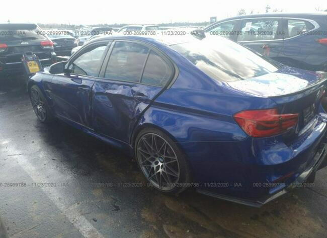 BMW M3 2017, 3.0L, uszkodzony bok
