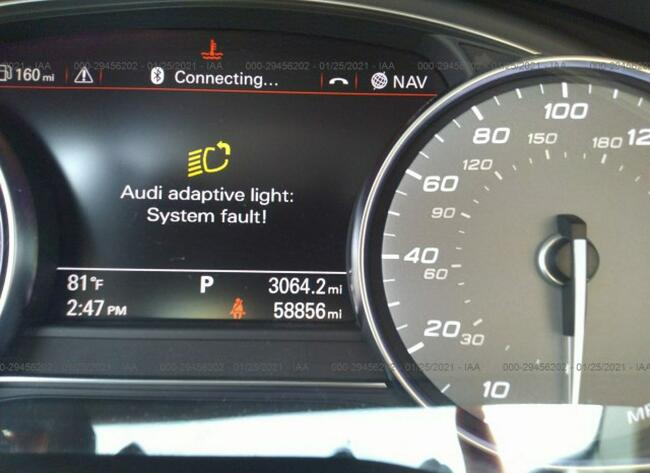Audi S8 2016, 4.0L, 4x4, po kradzieży