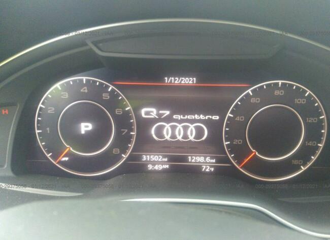 Audi Q7 2018, 2.0L, 4x4, uszkodzony bok