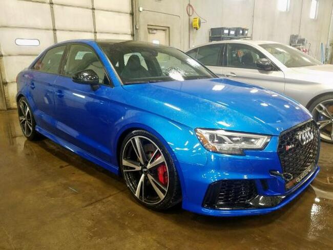 Audi RS3 2018, 2.5L, 4x4, uszkodzone podwozie