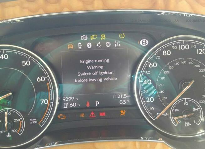 Bentley Bentayga 2018, 6.0L, 4x4, po kradzieży