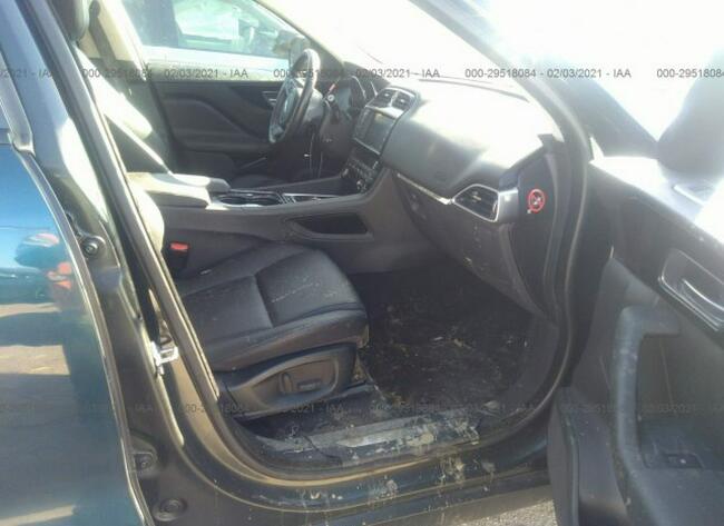 Jaguar F-Pace 2017, 3.0L, 4x4, uszkodzony przód