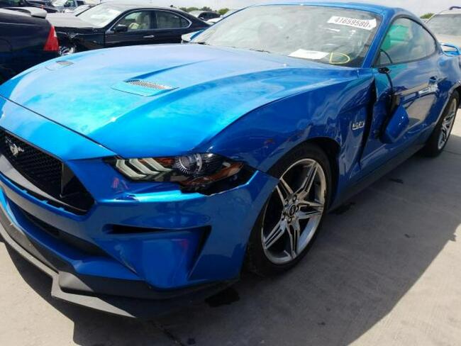 Ford Mustang GT, 2019, 5.0L, uszkodzony bok