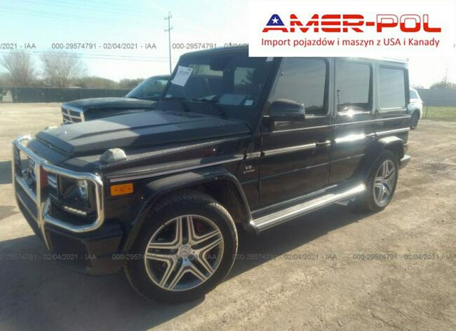 Mercedes G 63 AMG 2013, 5.5L, 4x4, uszkodzony bok