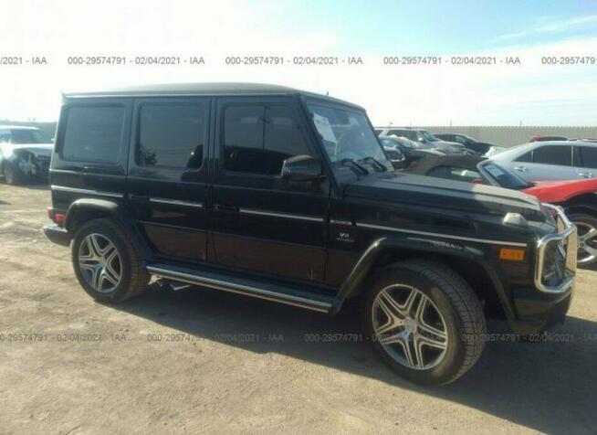 Mercedes G 63 AMG 2013, 5.5L, 4x4, uszkodzony bok