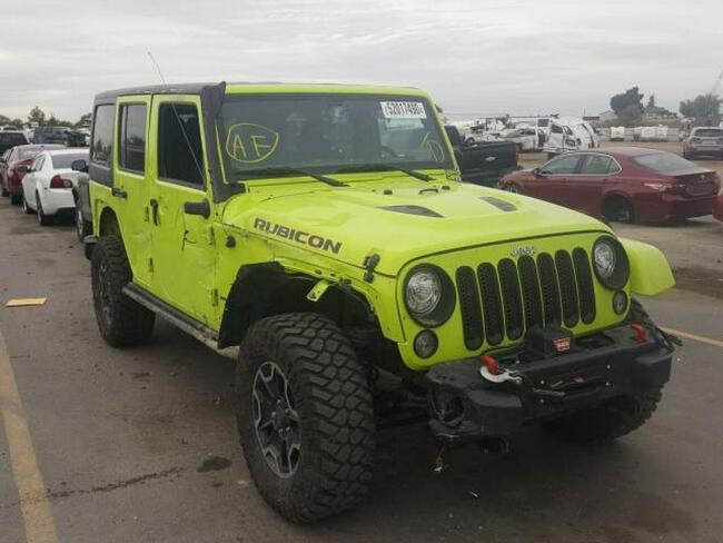 Jeep Wrangler 2017, 3.6L, Rubicon, uszkodozny bok