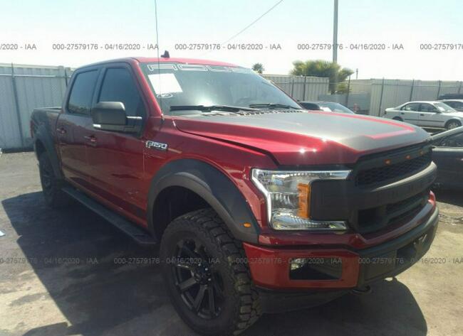 Ford F150 2018, 5.0L, 4x4, uszkodzony bok