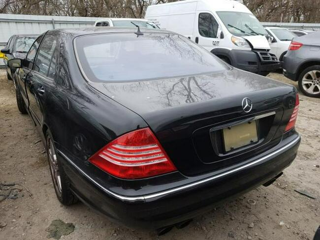 Mercedes S 55 AMG 2005, 5.4L, uszkodzony przód