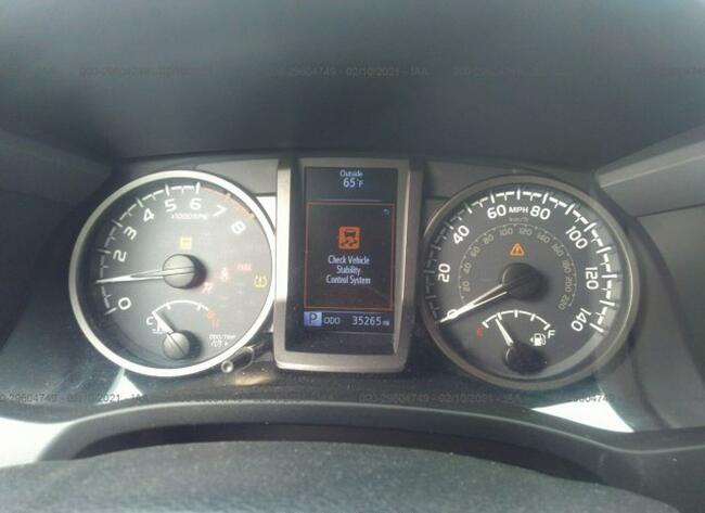 Toyota Tacoma 2018, 3.5L, 4x4, lekko uszkodzony tył