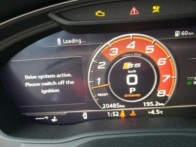 Audi S5 2019, 3.0L, Prestige, uszkodozny przód