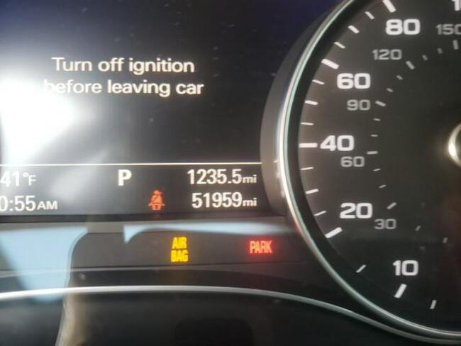 Audi A6 2018, 3.0L, 4x4, lekko uszkodzony przód