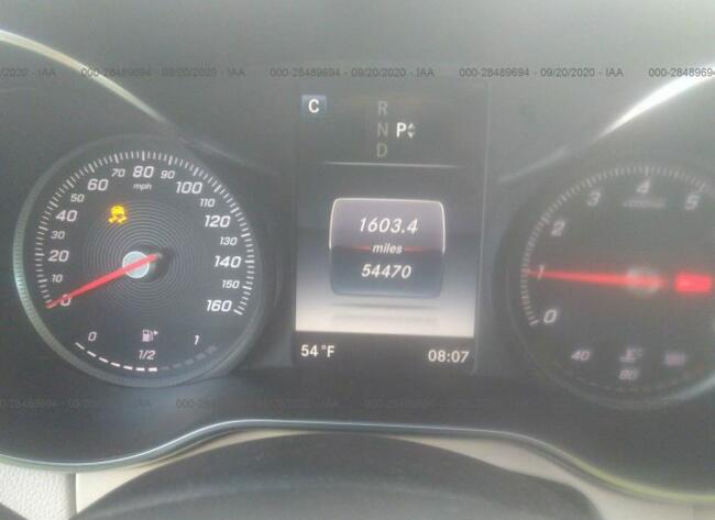 Mercedes C 300 2016, 2.0L, 4x4, po kradzieży