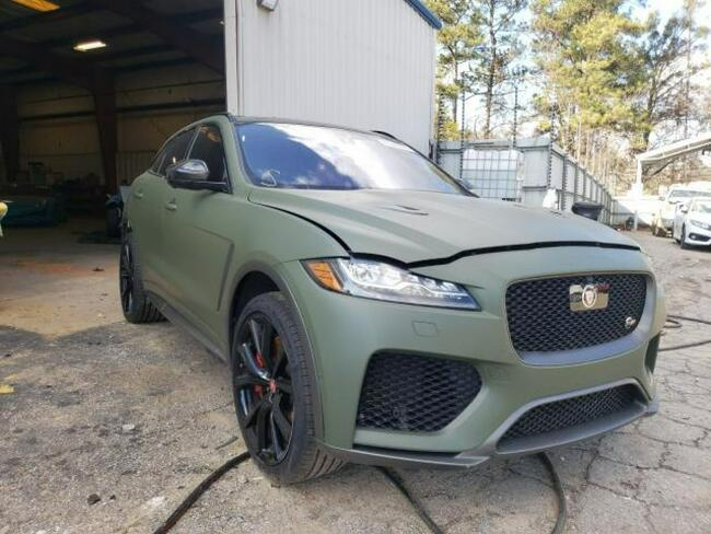 Jaguar F-Pace SVR, 2020, 5.0L, 4x4, uszkodzony tył