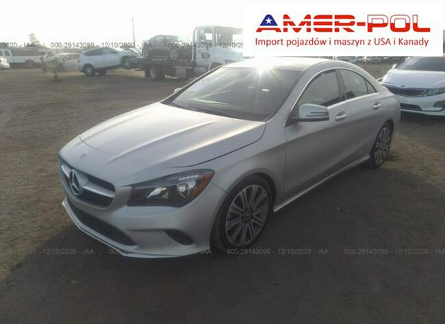 Mercedes CLA 250 2018, 2.0L, uszkodzone podwozie