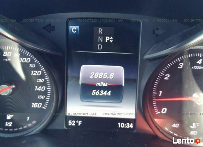 Mercedes C 300 2017, 2.0L, uszkodzony przód