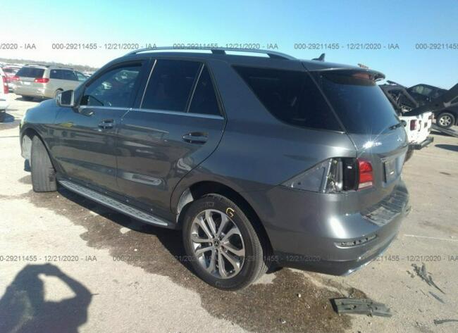 Mercedes GLE 350 2017, 3.5L, uszkodzony tył